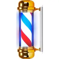 Activeshop Verlichte Plafondlamp BB02 Barber Shop Professioneel Goud Luxe Kapsalon Verlichting