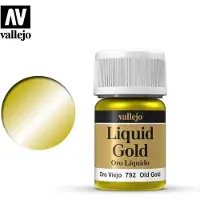 Vallejo Hobbyverf - 70792 Liquid Old Gold Verf potje - 35 ml