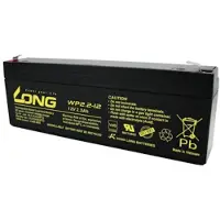 Long WP2.2-12 Loodaccu 12 V 2.2 Ah Loodvlies (AGM) (b x h x d) 178 x 66 x 34 mm Kabelschoen 4.8 mm VDS-certificering, Geringe zelfontlading, Onderhoudsvrij