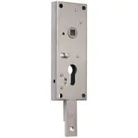Nemef 1802 B Garageslot | PC60mm | slotkast staal verzinkt 59x159mm | stang onder | verend | M8 aansluiting | nachtfunctie | DR 1+2+3+4 - 9180200020