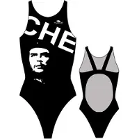 Turbo Che Guevara Pro Resist Swimsuit Zwart L Vrouw