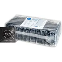 Exs Black - latex condoom - zwart - 100 stuks