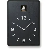 Lemnos Moderne Koekoeksklok Cucu 26cm Zwart