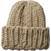 Pieces Beanie met brede omslag, model 'JAMMA'