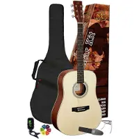 SX SD304K Natural Matte Akoestische gitaar