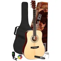 SX SD704K Natural Akoestische gitaar