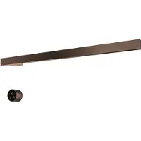 Hotbath &More RAS80 Rails Square handoekwarmerset 80cm met 1 stang en schakelaar tuscan bronze