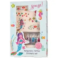 Souza For Kids Souza Glitter tattoo set Vlinder (met display voor 6 stuks, 1 stuk).