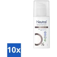 Neutral 10 x - Dagcrème - Gevoelige huid - Parfumvrij - 50 ml - Gevoelige Huid Crème - Dagcrème - Parfumvrij Crème - Hydraterende Crème - Gevoelige Huid Verzorging