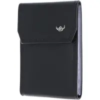 Golden Head Leren kaarthoes Polo RFID Protect Kartenetui 4425 Schwarz zwart
