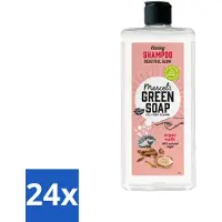 Marcels Green Soap - Shampoo - Argan & Oudh - Versterkt & verzorgt - 300 ml - Voordeelverpakking - 24 stuks