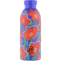 24Bottles Drinkfles 'Van Orton' groen / lila / kreeft