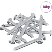 vidaXL Schroef 1600 pcs Zilver M6 x 60 mm Staal