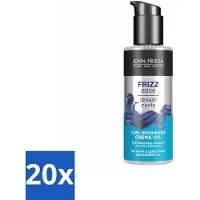 John Frieda 20 x – Haarolie – Dream Curls Curl Defining Crème Oil – Krulverzorging – 100 ml - Koffiezetapparaat