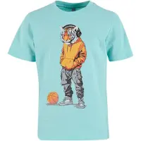 Mister tee - Kids Tiger Sports Kinder Tshirt - Kids 158/164 - Blauw