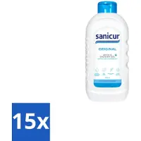 Sanicur – Bad & Douchegel – Original – 1000 ml - Bulkverpakking - 15 stuks