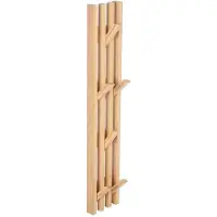 Begryf Bamboo - Wandkapstok - Bamboe - 4 haken - 80 cm