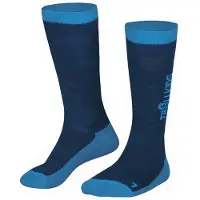 TROLLKIDS Ski Socks 2 Pairs Kids, blauw EU 23-26 2022 Trekking- & Wandelsokken
