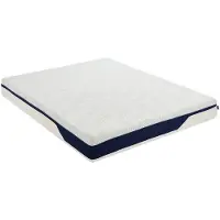 Vente-unique Matras 180 x 200 cm HD-schuim 7 zones van traagschuim en gel met afneembare hoes, dikte 22 cm - FAGANI van YSMÉE L 200 cm x H 22 cm x D 180 cm