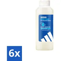 Adidas – Douchegel – Active Skin & Mind Deep Care – 400 ml - Voordeelverpakking - 6 stuks
