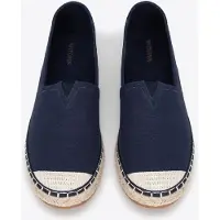 WITTCHEN Espadrilles - Brede Neus - Navy Blauw - Textielmateriaal