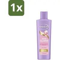 Andrélon 1 x – Shampoo – Extra Glans – 250 ml - Extra Glans Shampoo - Dof Haar - Haar Verzorging - Zijde Extract - Vitamine C