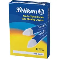 Pelikan merkkrijt 772 - Wit- 12 stuks