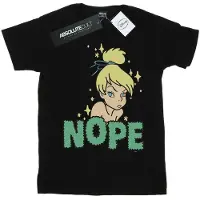 Disney Meisjes Tinker Bell Nope Katoenen T-shirt (Zwart)