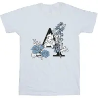 Disney Meisjes Alice In Wonderland Letter A Katoenen T-Shirt (Wit)