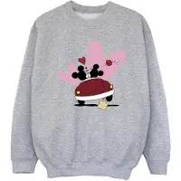 Disney Meisjes Mickey Mouse Car Print Sweatshirt (Sportgrijs)