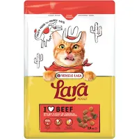 Versele-Laga Lara Adult met rundsmaak kattenvoer 2 x 1,9 kg