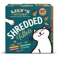 Lily's Kitchen Fillets kip, kip-ham, kip-mossel, tonijn-zalm natvoer kat 8 x 70 g