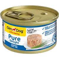 Gimdog little darling pure delight tonijn - 12x85 gr - Natvoer Hond