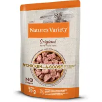 Nature’s Variety Nature's Variety - Original Pouch Chicken Goose Kattenvoer 12 x 70 gram.