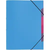 Pagna sorteermap voor ft A4, 6 vakken, blauw