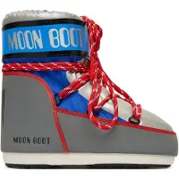 Moon Boot Dames Boots Mb Icon Low Space Racing - Grijs - Maat 42/44