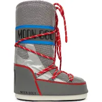 Moon Boot Snowboot Unisex Icon Space Racing Silver Blue Red-Schoenmaat 35 - 38