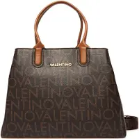 Mario Valentino Shopper 'Porte Document Regina Re Marron Femme Moro/Naturale' bruin