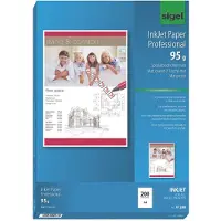 Sigel Professional IP288 - Matt gestrichenes Papier - High White - A4 (210 x 297 mm) - 95 g/m2 - 200 Blatt (IP288)