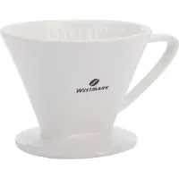 Westmark Porseleinen koffiefilterhouder, filtermaat 4, voor maximaal 4 kopjes koffie, Brasilia, 24482260