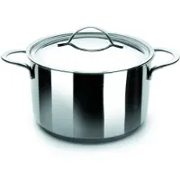Ibili NOAH 605216 Kookpan met deksel, roestvrij staal, diameter 16 cm, geschikt voor inductiekookplaten