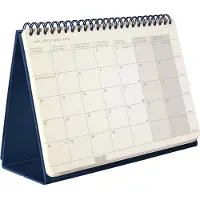 Sigel tafelagenda 2026 Conceptum - formaat A5 liggend - mignight blue - SI-C2683