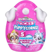 Zuru Pocket Puppycorns - Bevat 5 verassingen - 1 Pocket Puppy Bobblehead