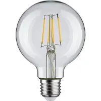 Paulmann LED gloeilamp, 230V, model G80, fitting E27, 470lm, 4,8W, 4000K, helder