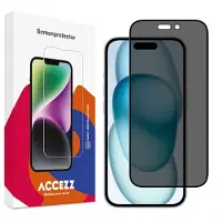Accezz Gehard Glas Privacy Screenprotector voor de Apple iPhone 14 Pro Max / 15 Plus / 16 Plus