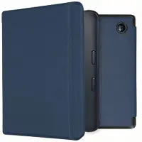 IMoshion Slim Hard Case Bookcase voor de Kobo Libra 2 / Tolino Vision 6 - Donkerblauw