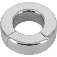 Fetish – Magnetische Cock Ring voor Versimpeld en Snel Gebruik 20 mm Dikte - Zilver