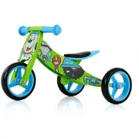 Milly Mally 2-in-1 Loopfiets Jake Bob - Loopfiets - Jongens - Blauw