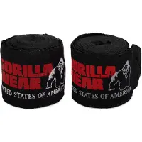 Gorilla wear Boksbandages - Zwart - 3 m