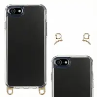 Selencia Backcover met afneembare haakjes voor de Apple iPhone SE (2022 / 2020) / 8 / 7 - Transparant